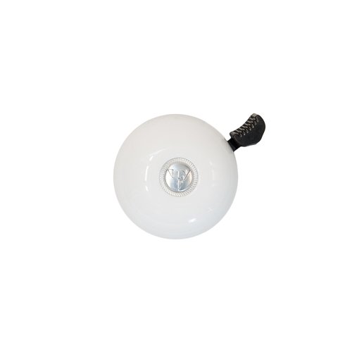 Firmstrong Bike Bell, Classic Beach Cruiser Bicycle Handlebar Accessories for Adult Men and Women, White