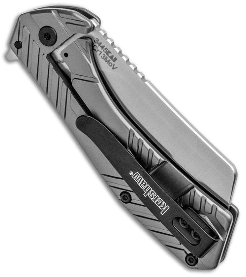 Kershaw Static Cleaver Pocket Knife, 2.8 Inch Blade, Manual Open Every Day Carry (3445)