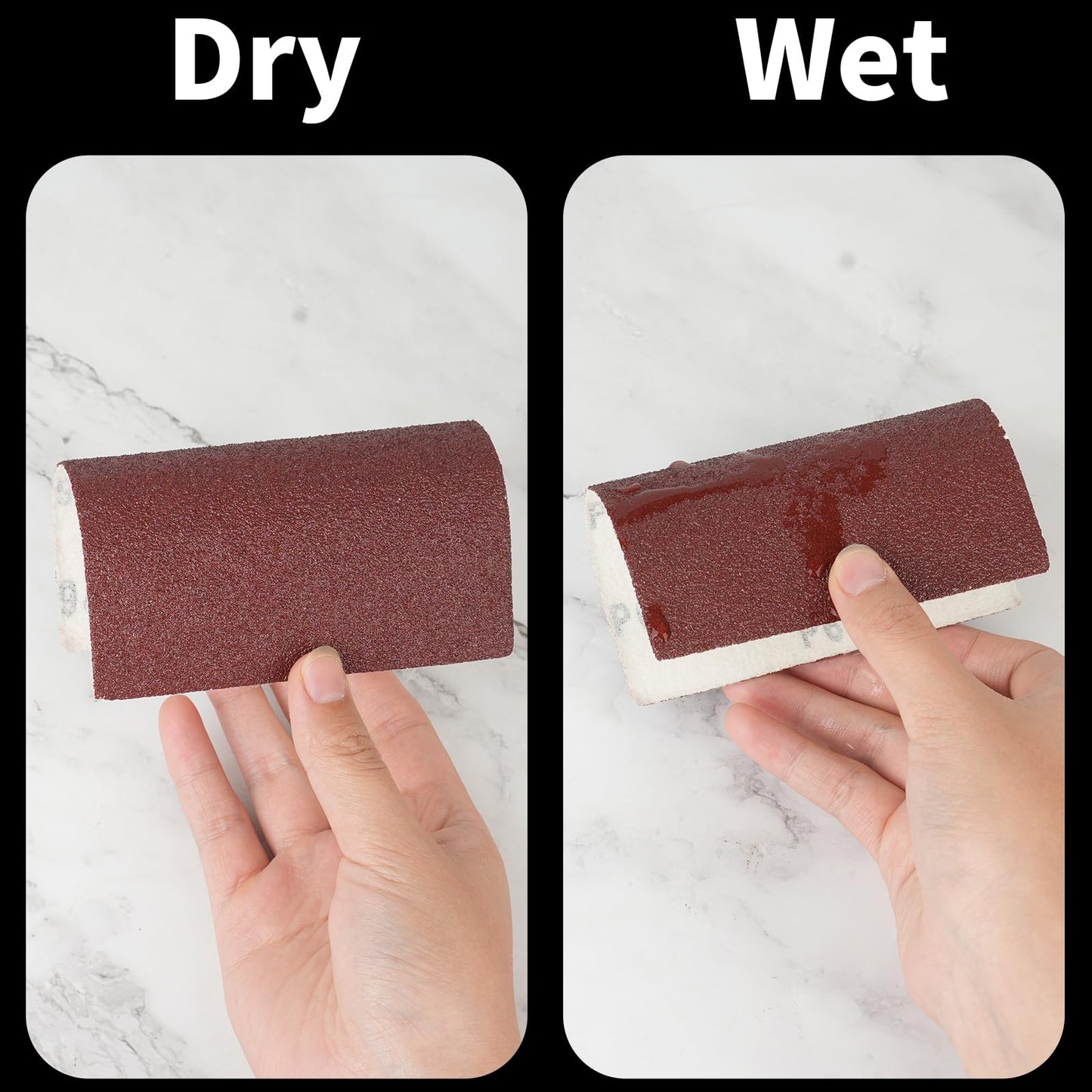 1/4 Sheet Sandpaper 5.5" x 4.5" Hook and Loop Sandpaper 80 Grit Sandpaper for Palm Sander 30 PCS Aluminum Oxide Sanding Sheets Hand Sanding Blocks for Metal, Woodworking and Polishing (80 grit)