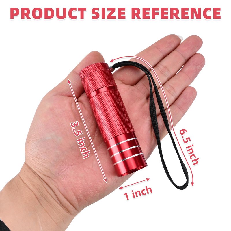 yikosam 30-Pack Super Bright Mini Flashlight, 1W Aluminum Flashlights Bulk Set with Fluorescent Button AAA Batteries Included for Night Emergency Party Hiking Backpacking Pocket Gift