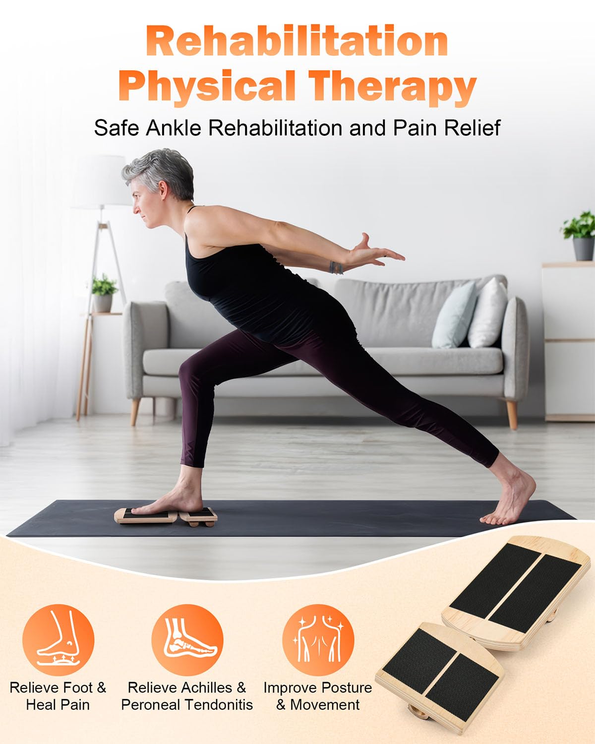 Ankle Foot Strengthener & Single Leg Balance Board
