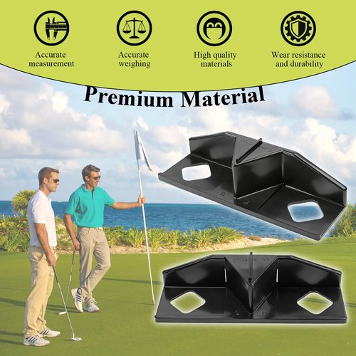 SHUJUKU 1 Pc Golf Club Length & Swing Weight Balance Scale Fitting Tool Works with Right and Left Handed Clubs, for Measurement Fitting, Can Be Wsed with Any Brand 2" Ruler, with 10 ft Tape Measure