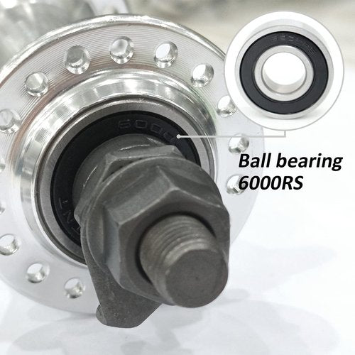 Bicycle Wheel Part Bicycle Front Hub 36 Hole, Alum Alloy, 100mm Width, Bike Front hub