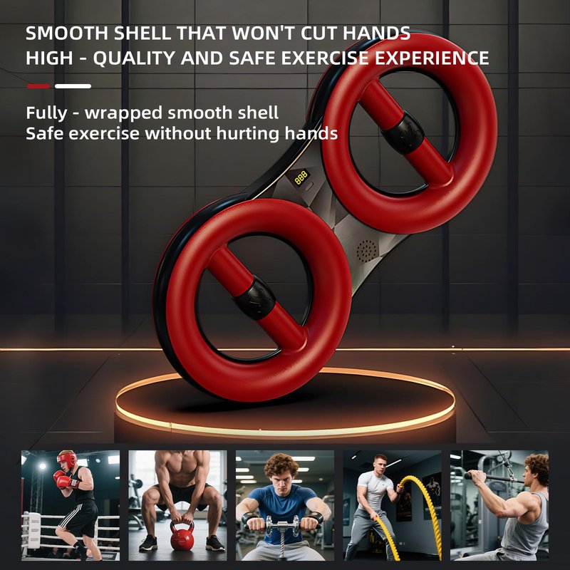 Rotator Machine Forearm Exerciser strengthener Strength Training Unisex Digital Display Adjustable Resistance Non Slip Rubber Coating Home/Gym Workouts Equipment