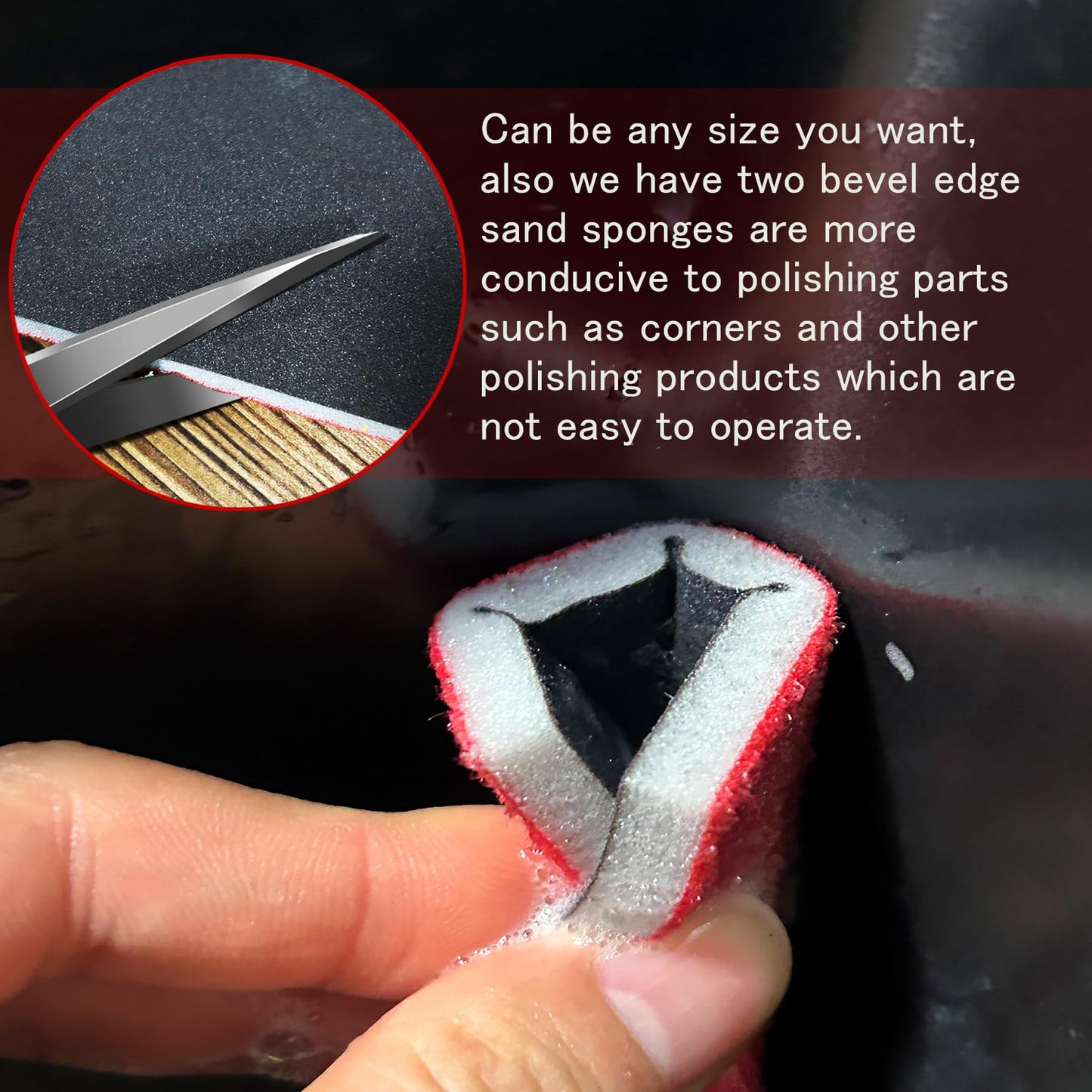 Necosthua 20PCS 3 x 4 Inch 600 Grit Sanding Sponge, Ultra Fine Sanding Sponges Pads, Soft Foam Hand Sanding Block Dry Wet Sandpaper Blocks for Model Drywall Metal Wood Furniture Polishing