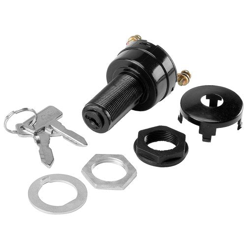 Roykaw 12V Golf Cart Ignition Switch with Keys Compatible with Club Car DS/Precedent/Turf Carryall I & II/XRT 1996-up Gas Golf Cart, 4 Terminals Switch, OEM# 101826301