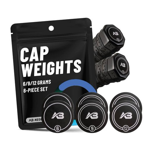 Neobadge Pickleball Paddle Cap Weights – Weighted End Cap Counterbalance Set | Improves Balance, Control & Stability | Personalized Feel