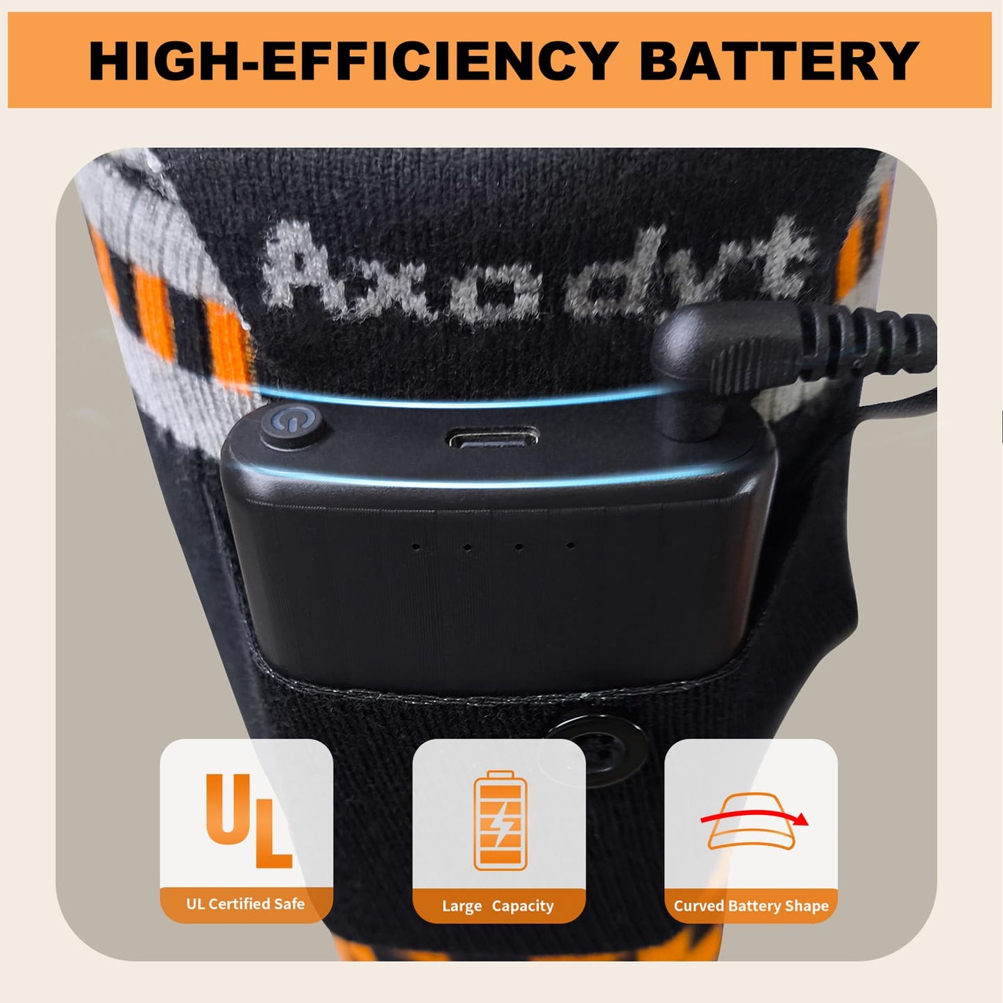 Heated Socks with App Control for Men Women, 8500mAh*2 Battery Rechargeable, Electric Socks with 4 Heating Levels for Winter Warm, Skiing, Hunting, Camping, Hiking, Cycling, Outdoor