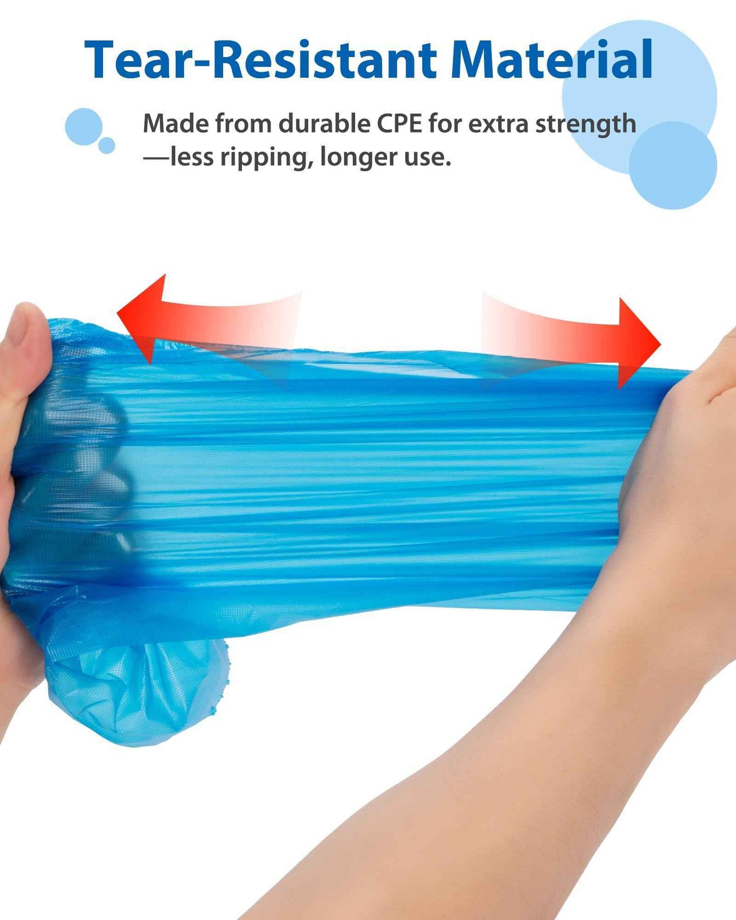 300 Pack (150Pairs) Shoe Covers Disposable Non-Slip, Waterproof Boot Covers with Compact Roll for Easy Storage, Plastic Shoe Covers for Indoor Use, Home Cleaning,Visting, One Size Fits Most