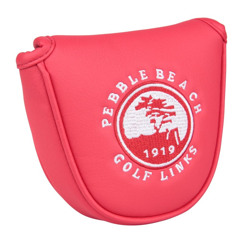 OGECLF 1pc Golf Club Mallet Putter Head Cover for Center Shaft Putters Center Shaft Mallet Cover with Magnetic Closure (Red)
