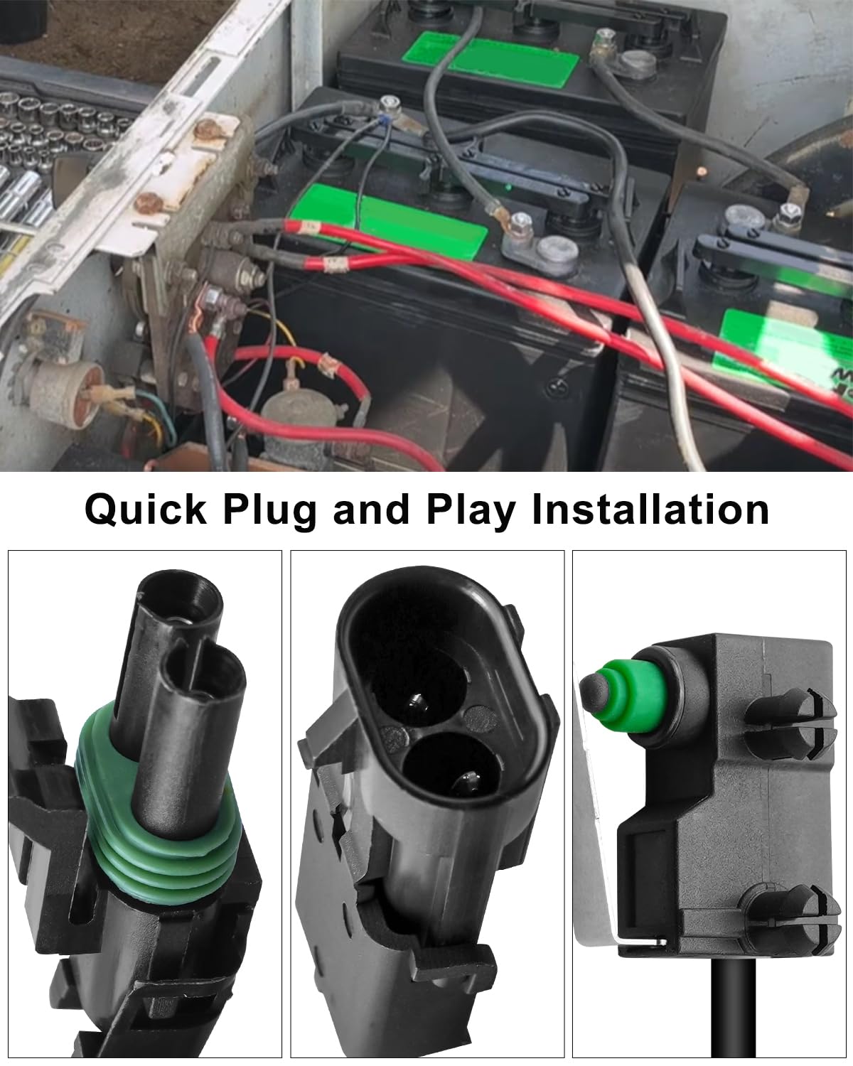 Vaticas Golf Cart DCS Forward Micro Switch Assembly Fit for EZGO TXT Medalist 1996-2002, Replace 73194G01 CS25536 73194-G01 73195-G01 CS25537 73195G01, 2PCS