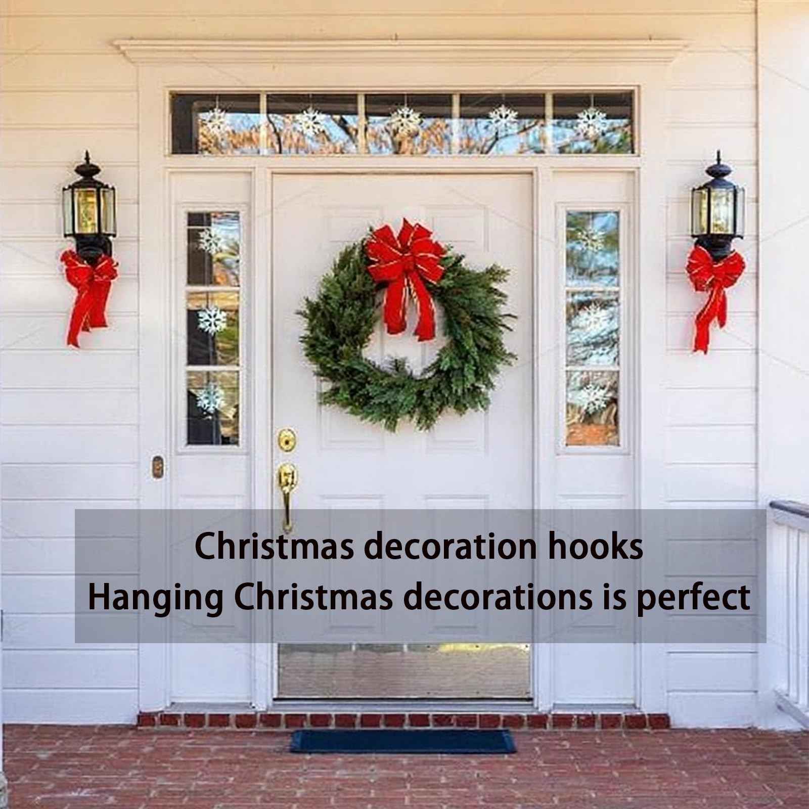 sankaragi 30 Large Hooks+36 Strips, Clear Utility Hooks with Removable Strips Damage-Free, Wall Hooks Heavy Duty for Hanging Home Decor, Value Pack