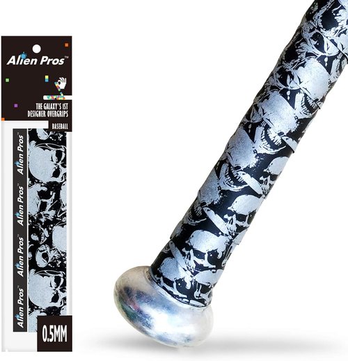 **ALIEN PROS Baseball Bat Grip Tape - 0.5MM Precut Pro Feel | Replacement for Old Grips (1 or 3 Pack)**