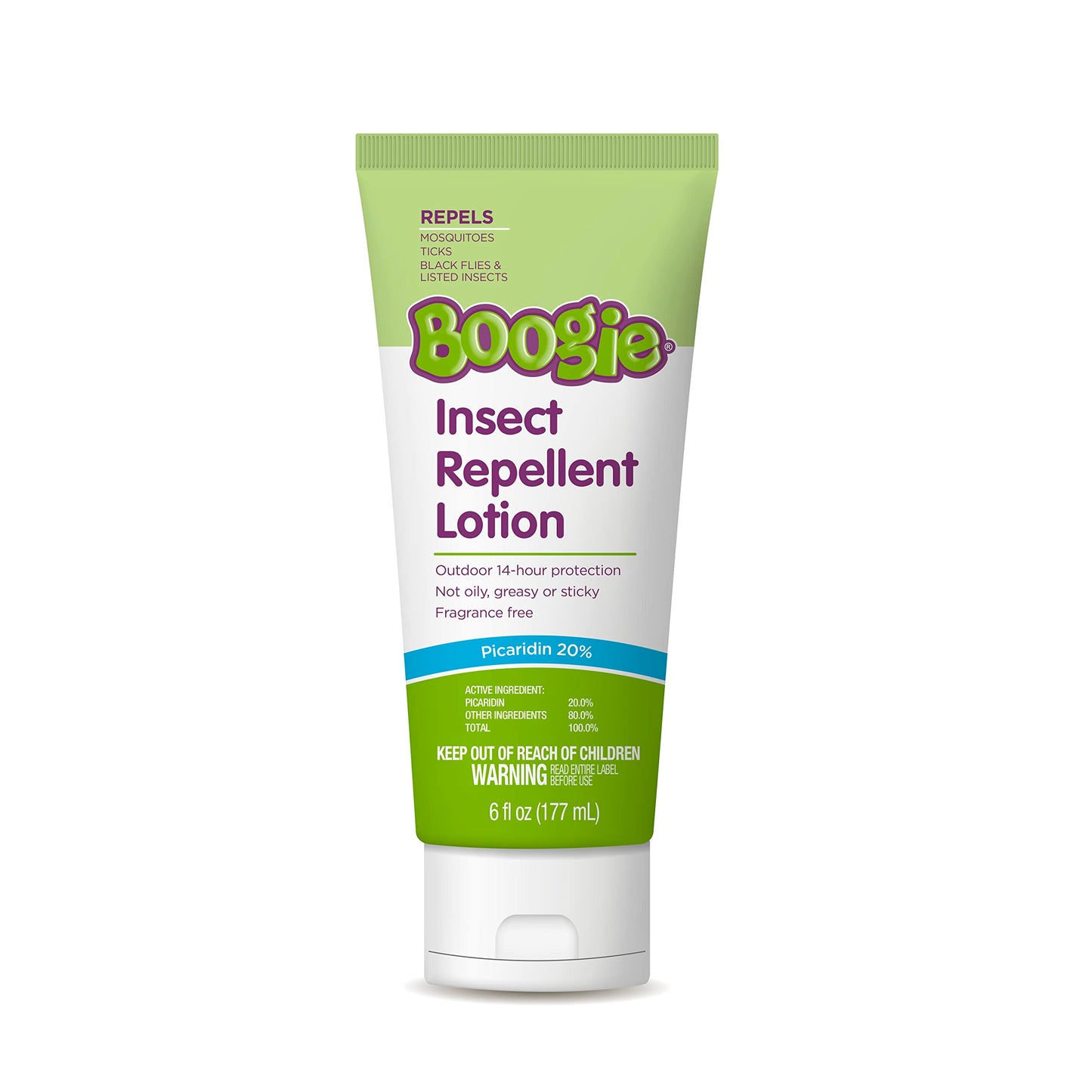 Boogie Wipes - Insect Repellent Lotion, Mosquitoes, Ticks & Flies - 6 fl oz