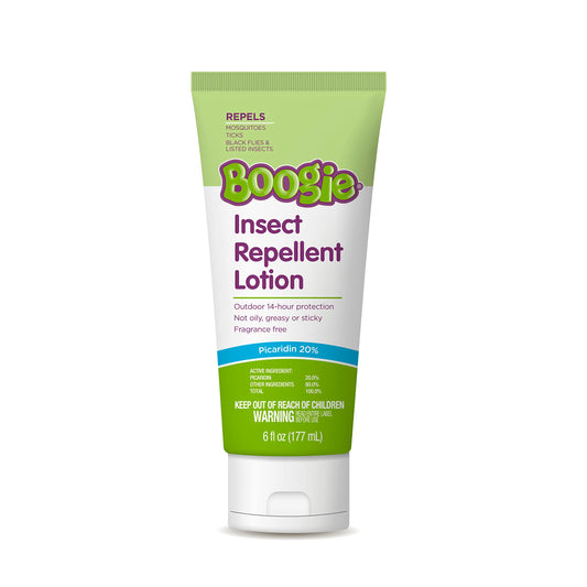 Boogie Wipes - Insect Repellent Lotion, Mosquitoes, Ticks & Flies - 6 fl oz