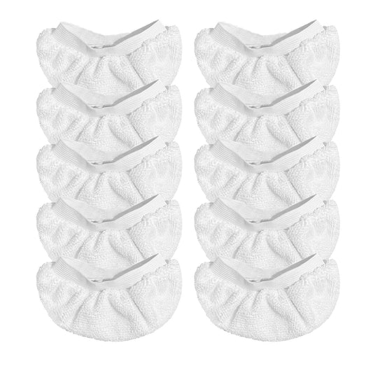 Yicotira 10 Pack Steam Cleaner Accessories for Most Handheld Steam Cleaner - Microfiber Cloths Cover Compatible with Bissell Steam Shot, Dupray, PurSteam, Comforday Steam Cleaner