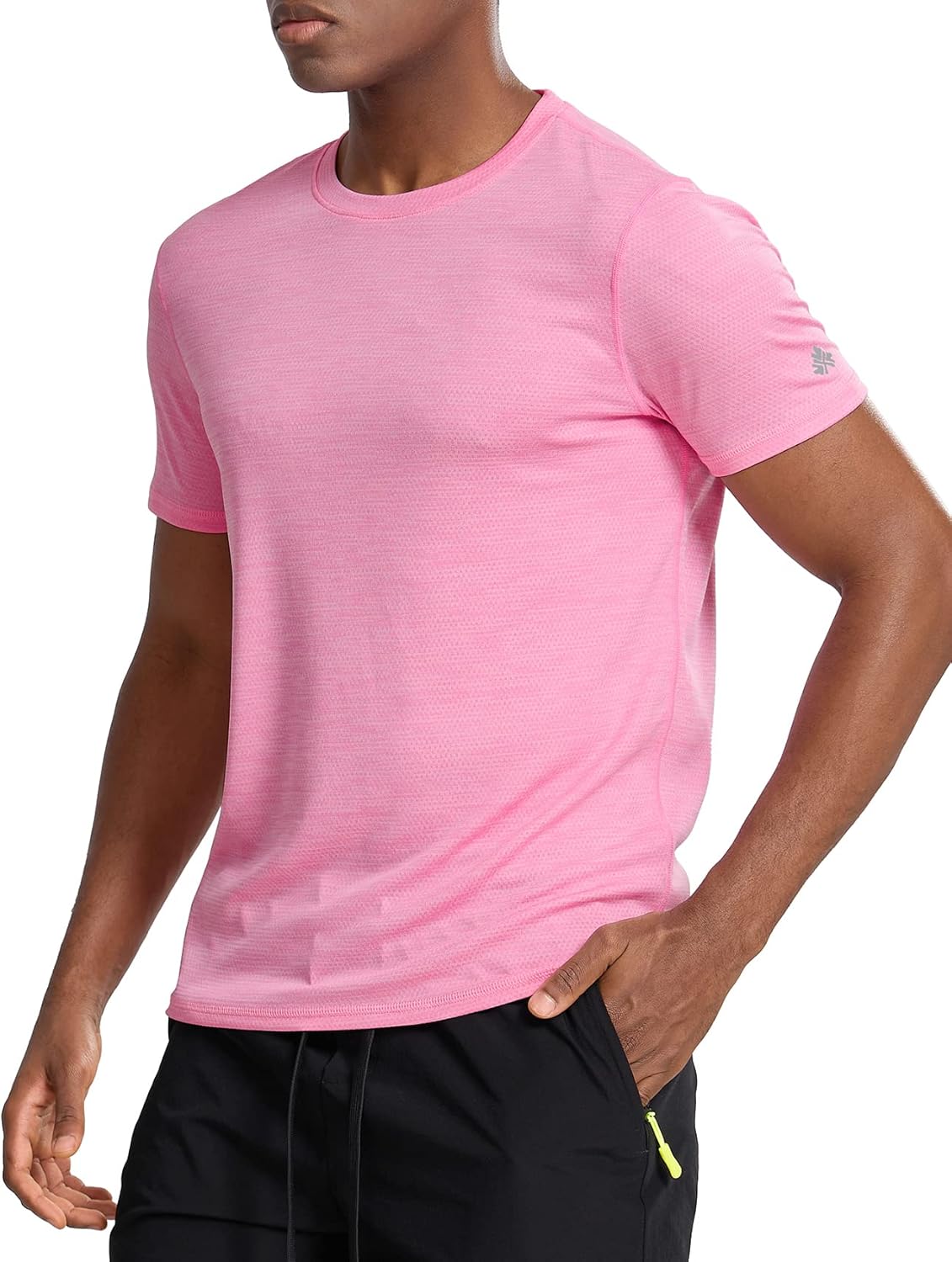 Zengjo Men's Moisture-Wicking Athletic Shirt - Quick-Dry Gym T-Shirt for Workouts