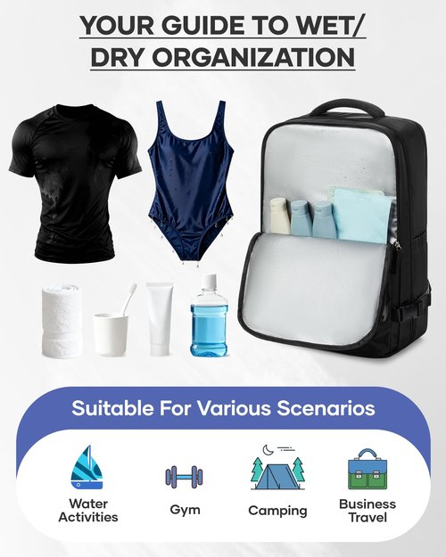 wepadre Vacuum Backpack Travel with Pump Airbag Travel Backpack with Vacuum System Compression Backpacks Vacpack Backpacks Mochila de Viaje Compresion al Vacio