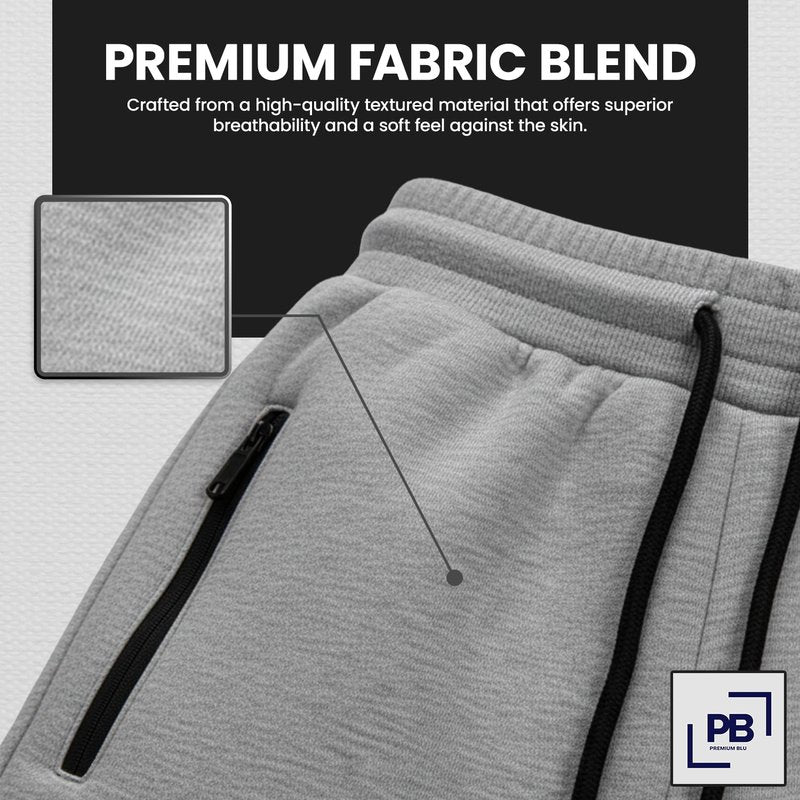 PB Mens Sweatpants 3-Pk – Fleece Joggers for Men with Cargo Or Zipper Pockets, Athletic Sweatpants & Mens Joggers Sizes S–XL