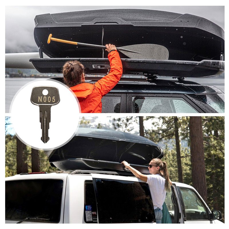 N005 Thule Series Frame Keys, N005 Key Replacement for Thule Ski, Roof, Cargo Box, Carrier Racks and Crossbar [Code N005]