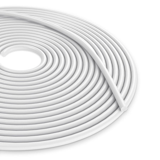 10FT Backer Rod 3/8 Inch Diameter Rubber Caulk Concrete Expansion Joint Filler White Saver Weather Strip Seal for Gaps and Joints Concrete Filling (3/8 Inch x 10FT)