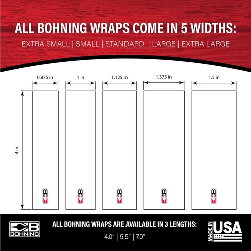 Bohning 4" Solid Arrow Wrap - Durable and Vibrant Arrow Fletching | Perfect for Archery Enthusiasts