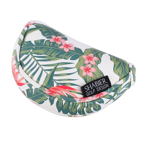 SHABIER Golf Mid-Mallet Headcover Hawaiian Style Design for Golf Putter Head Cover