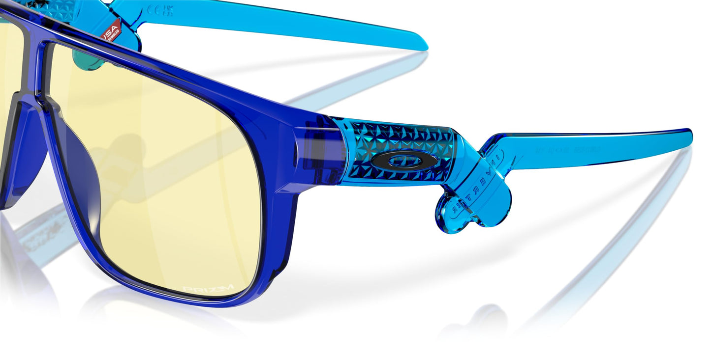 Oakley Child Sunglasses Crystal Blue Frame, Prizm Gaming™ 2.0 Lenses, 58MM