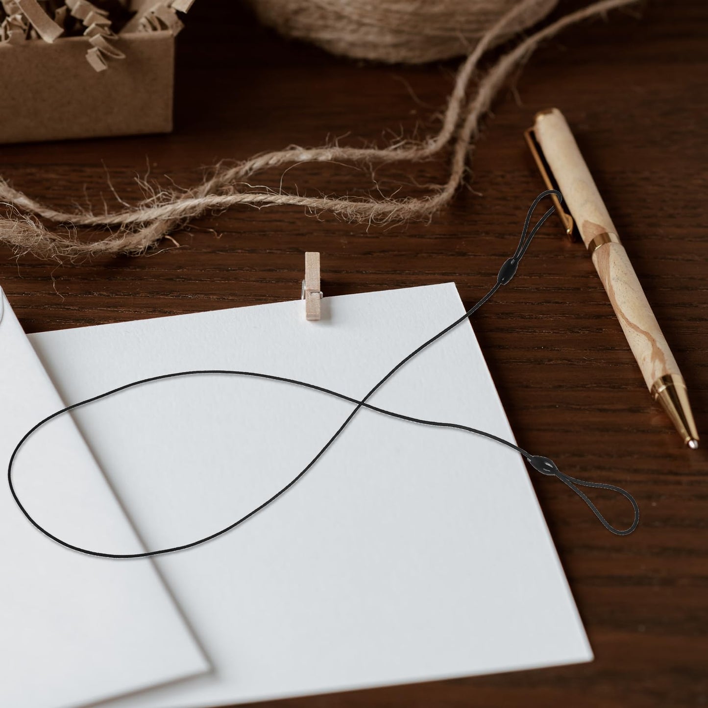 HOMSFOU 10pcs Stylus Tether Plastic Elastic Tether Lanyard for Touch Pens Anti-Lose Tablet Pens Spring Straps Tool to Tether a Drawing Pen to Touchscreen