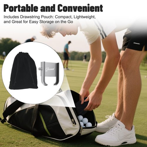 LULUAIR Golf Cart Phone Holder - Slim Smartphone Mount for Golf Cart, Ultra-Strong Magnet - Golf Cart Accessories, Rotatable Universal Magnetic Phone Holder for Golf Cart(Silver)