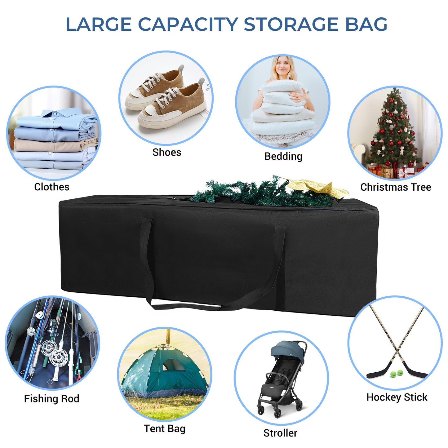 COOLBEBE 2 Pack 60" Sports Duffle Bag - 332L Extra Large Travel Luggage Bag