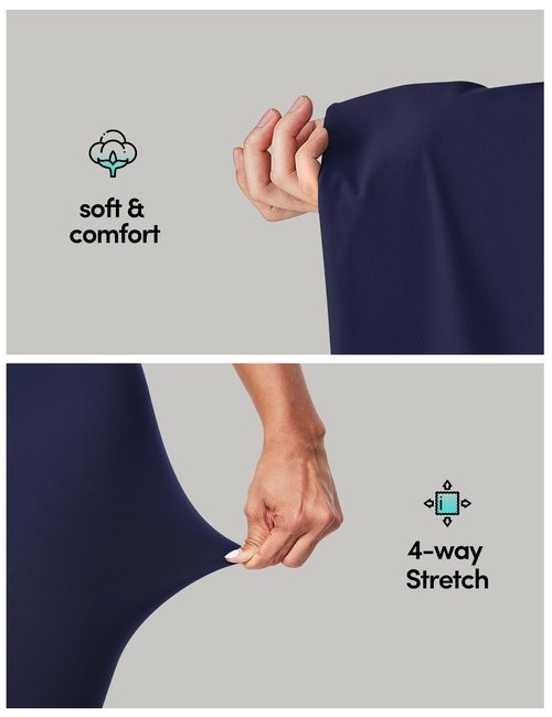 IUGA High Waisted Leggings for Women Running Workout Leggings with Inner Pocket Yoga Pants for Women Darkblue