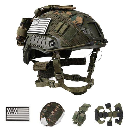 ClrfZebr Adjustable Tactical Helmet (DW)
