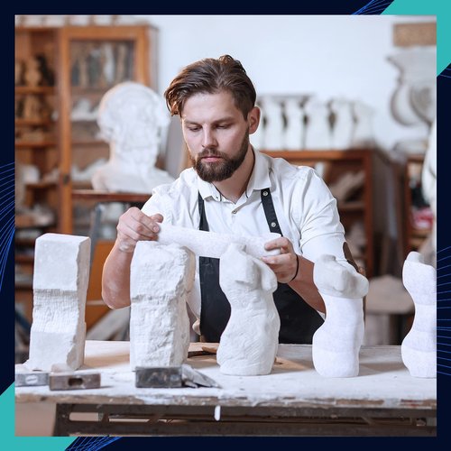 Amyhill 50 Rolls 4" x 8.9ft Gauze Bandage Rolls Cast Padding Gauze Bandage Wrap Plaster Cloth Undercast Padding for Protecting The Skin, Splints, Wound Care, Mask Making, DIY Crafts