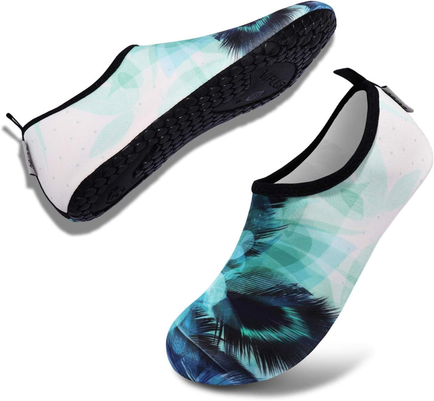 VIFUUR Aqua Water Sports Shoes - Quick-Dry Barefoot Slip-On Yoga Socks for Men & Women
