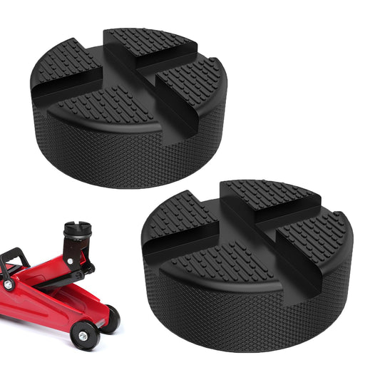 Universal Floor Jack Pads 2 PCS Car Jack Stand Rubber Pad, Pinch Weld Jack Adapter, Lift Frame Rail Protection Car Accessories