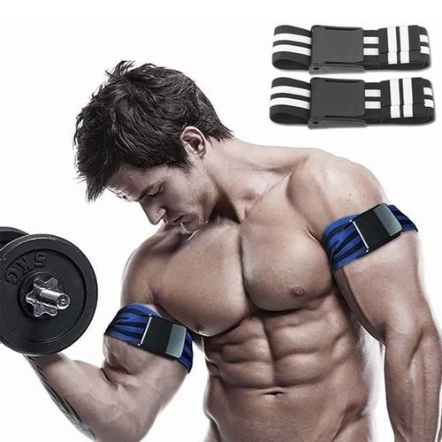 2Pcs Blood Flow Restriction Bands Kaatsu Training Bands,Occlusion Training Bands,Bicep Bands,Workout Equipment Weight Bands,Workout Blood Flow Restriction Bands, Occlusion Training Bands Blood Fl