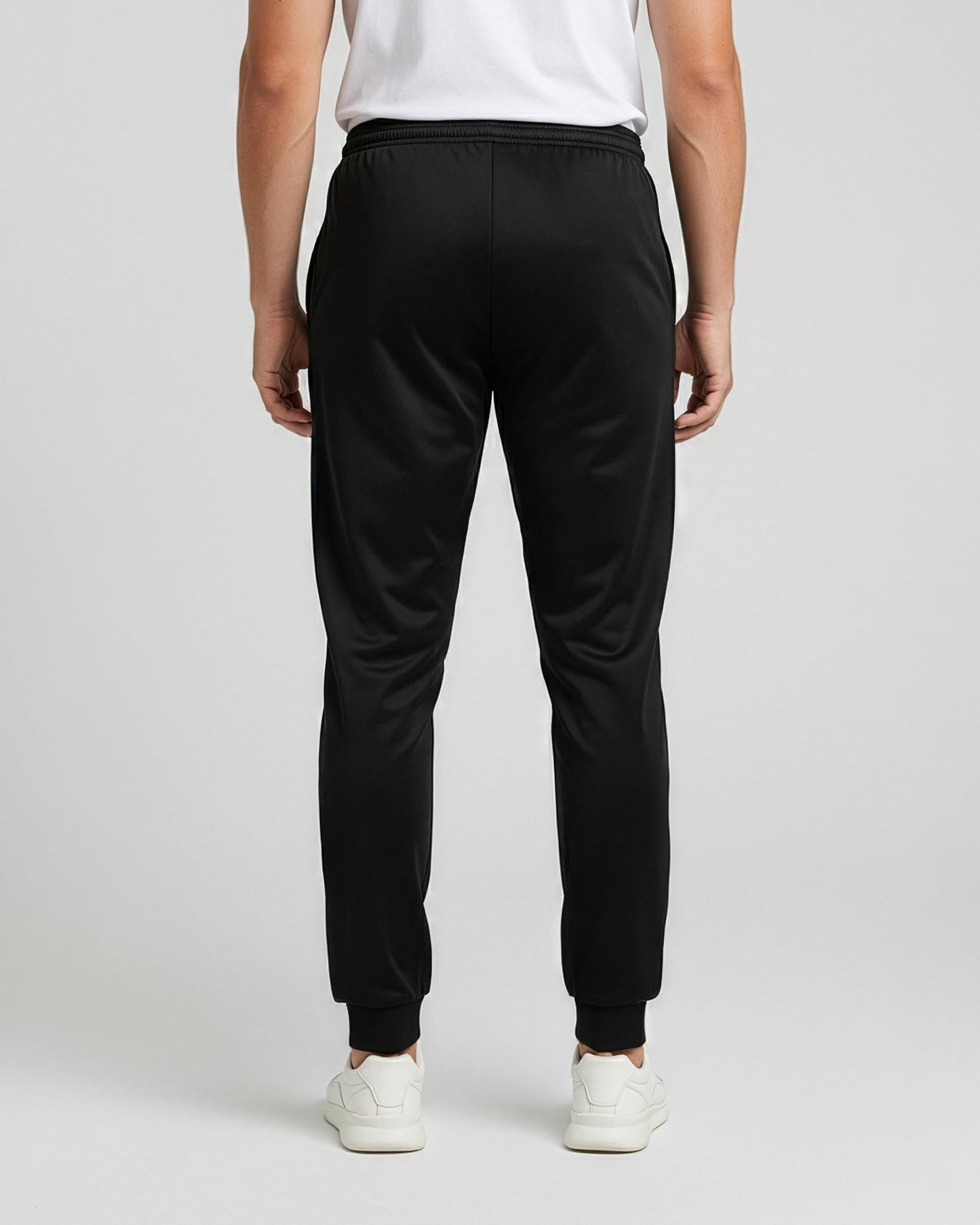 Real Essentials 3 Pack: Men's Tricot Active Athletic Jogger - Running Sweatpants Workout Gym with Pockets (Set F, Black, Charcoal, Navy - 3XL - Standard)