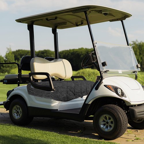 Golf Cart Seat Covers,EZGO Seat Cover,Heavy Duty Golf Cart Seat Blanket,Waterproof Travel Sports Cart Seat Cushion Covers for 2 Person Seats Club Car,Winter Golf Cart Accessories,Golf Cart Seat Cover