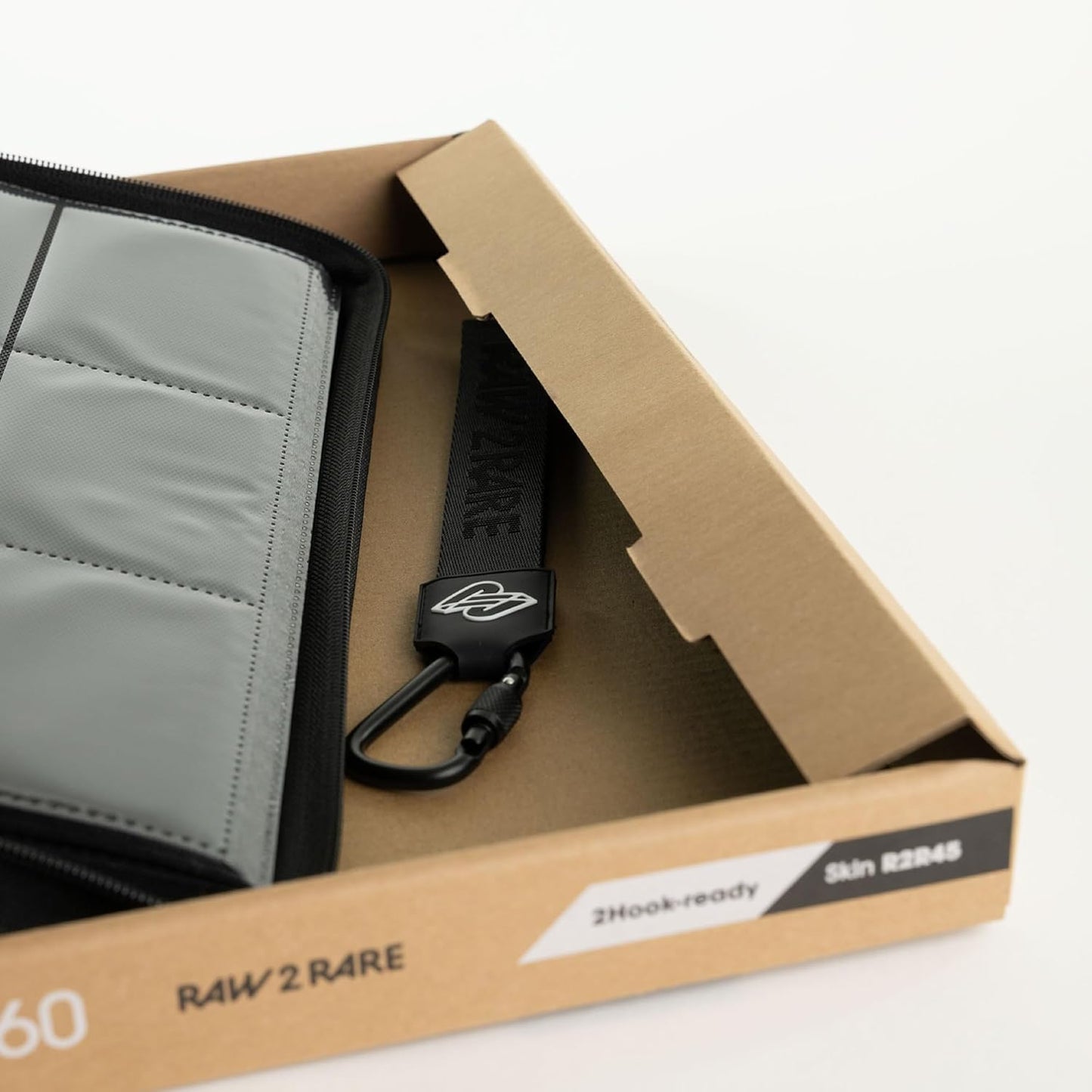 ZipBinder360 | Premium 9-Pocket Trading Card Collector's Binder - 360 Slots, Side-Loading Sheets, Black