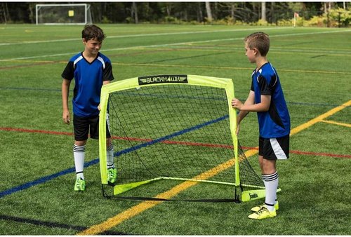Franklin Sports Blackhawk Soccer Goal - Portable Pop-Up Nets for Indoor & Outdoor Play - Youth & Adult Sizes Available