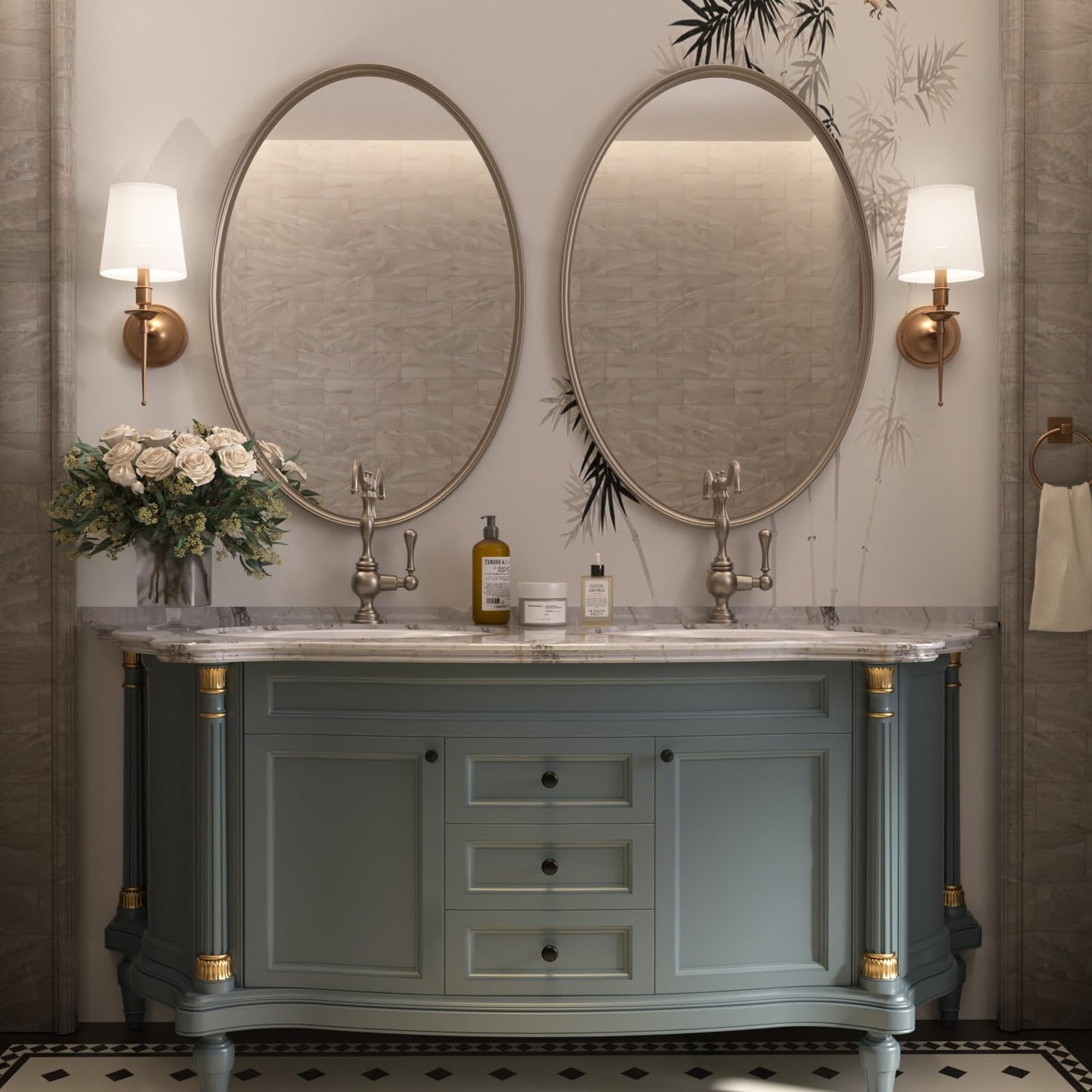 goldenwarm 5 Pack Black Cabinet Knobs Matte Black Dresser Drawer Knobs, Round Kitchen Cabinet Hardware Zinc Alloy Cupboard Pulls