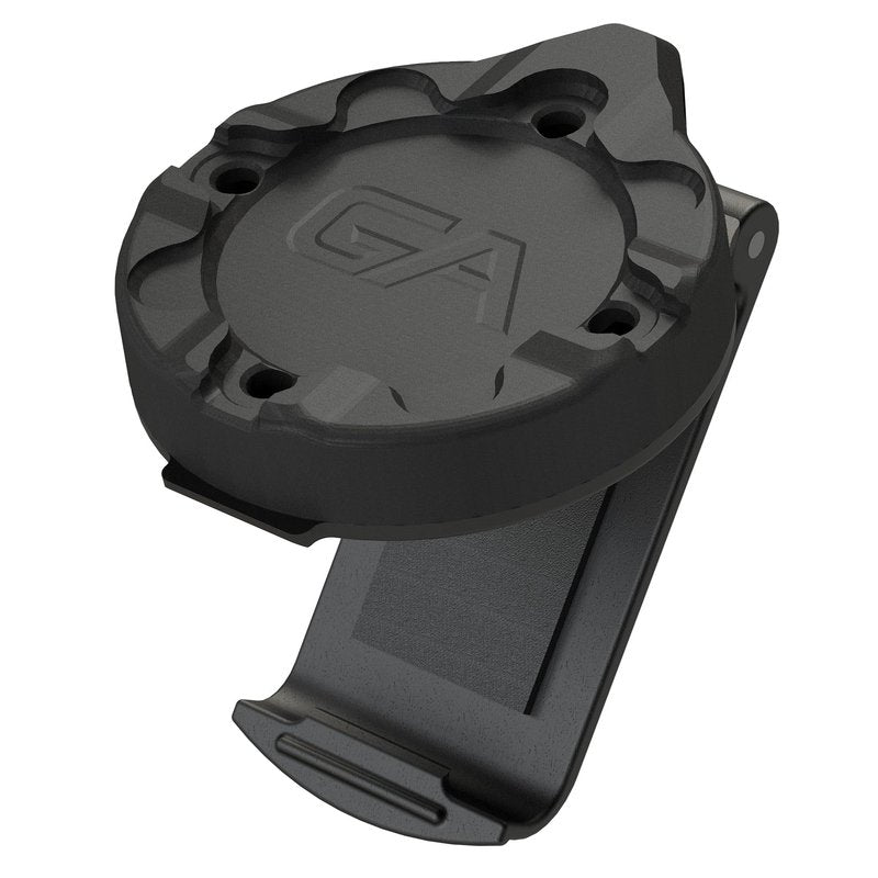 Guardian Angel Flashlight Snap Lock Mount Accessory – Magnetic Mount with Screw-in Feature – Clip Securely Snaps Close Around Straps – for Thinner Dog Straps, Backpacks, Molle, Thin Straps & More