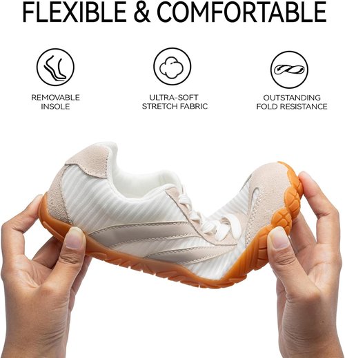 Barefoot Shoes | Women’s Casual Sneakers with Wide Toe Box - Lightweight, Breathable & Comfortable for Hiking