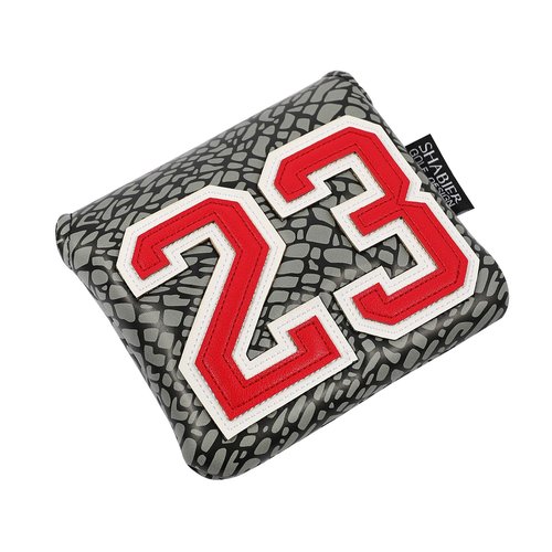 SHABIER Golf Large Mallet Headcover with No23 Design for Golf Putter Club