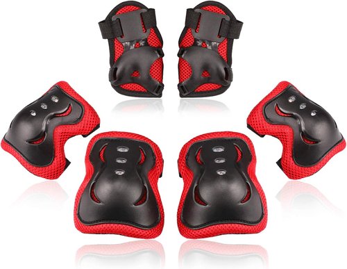 BOSONER Kids Protective Gear Set - Knee & Elbow Pads for Roller Skating, BMX, Cycling, and Scooters