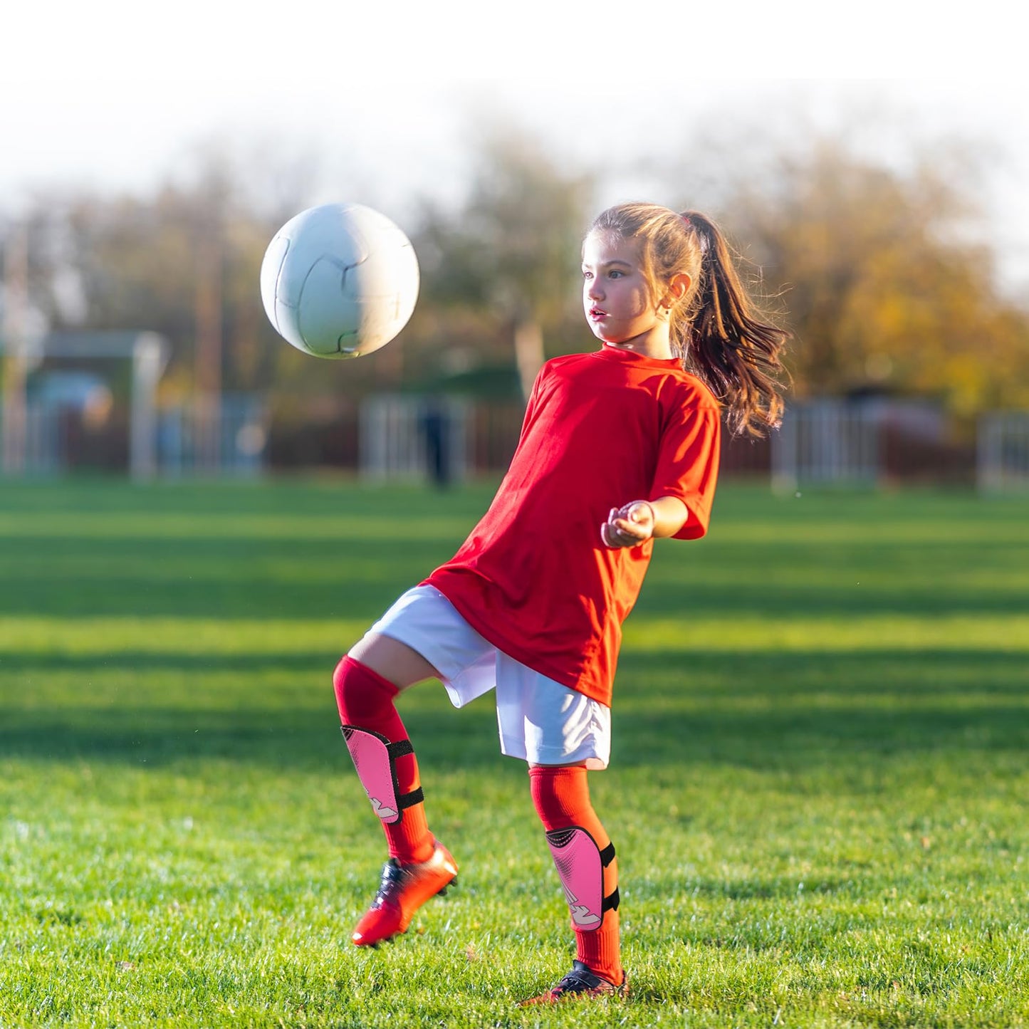 Shin Guards Soccer Kids Toddler, Shin Guard for Boys Girls 2-18 Years Old