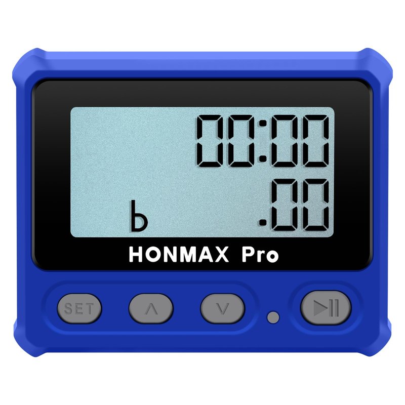 HONMAX 8100 Professional Interval Timer and Stopwatch, Backlight, USB-C Charged, Clock (Blue)