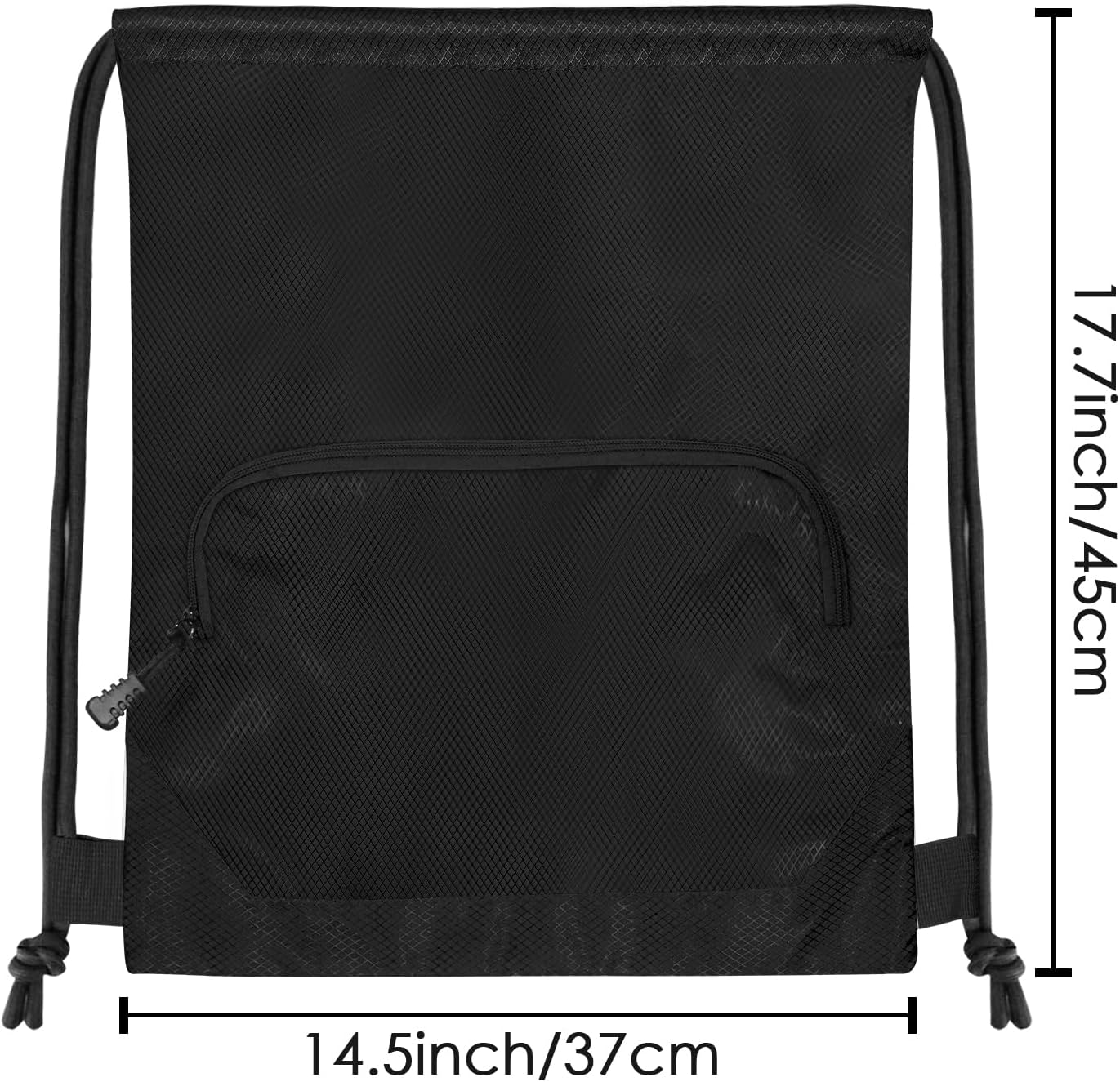 Skiennix Sports Gym Drawstring Backpack - Reusable Cinch Bag for Basketball & Soccer | Durable Design