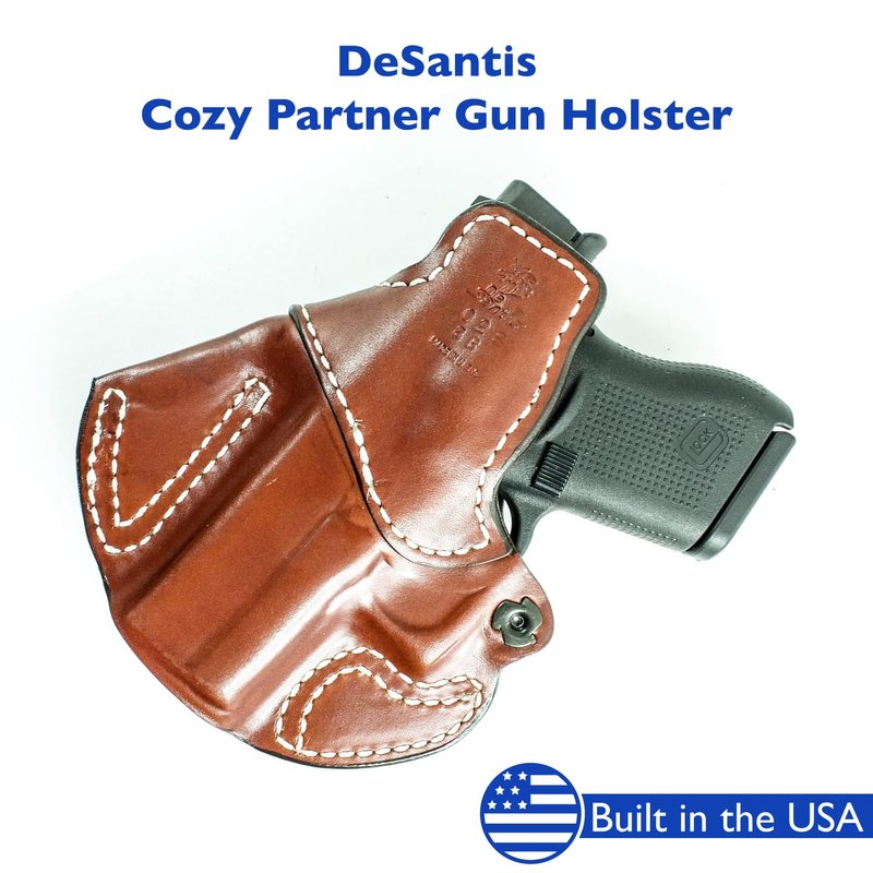 DeSantis Cozy Partner Gun Holster - Holster IWB, Conceal Carry Holster, Compact, Compatible with Standard 1911 models 4-5"" from COLT, S&W, SIG SAUER, Ruger, Kimber, Springfield - Right Hand Draw, Tan